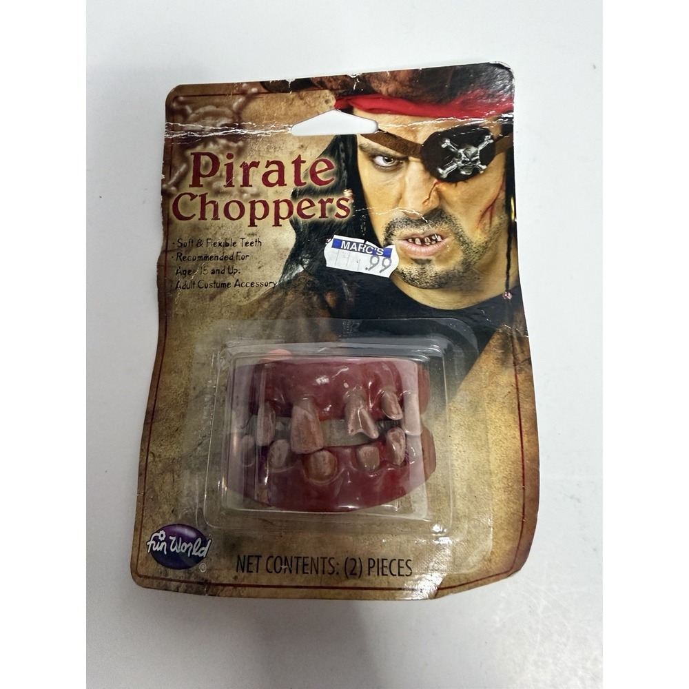 PIRATE ZOMBIE GROSS TEETH HALLOWEEN COSTUME ACCESSORY PRANK DISNEY CRUISE 9326P